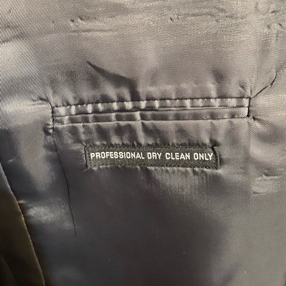 Jones New York lined grey mens 3 button suit jacket blazer Large - Picture 3 of 11